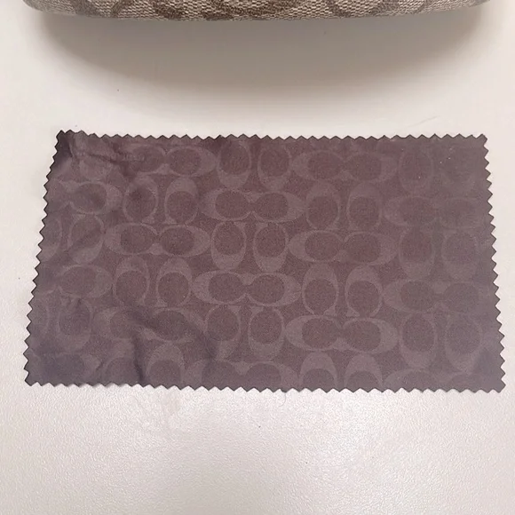 COACH Sunglasses Case + Cleaning Cloth in Signature C Print (no sunglasses) EUC - Picture 7 of 7